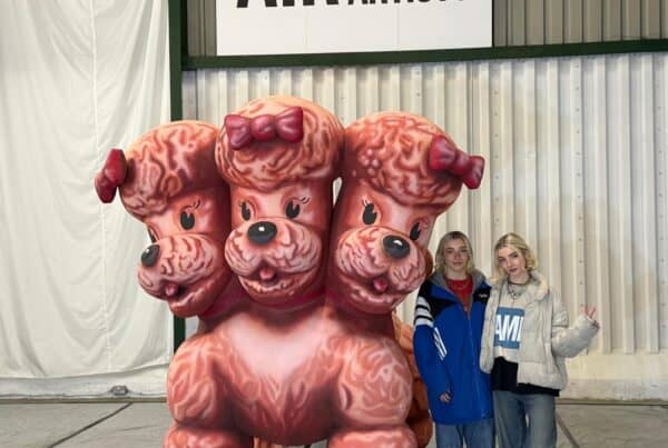 Giant three headed Poodle