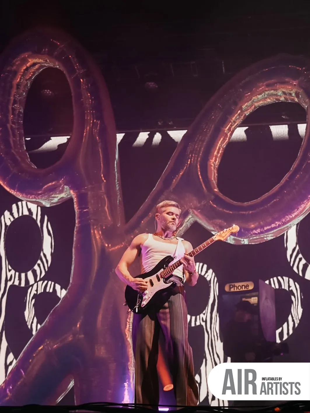 Scissor Sisters' Inflatable of Giant Iridescent Scissors