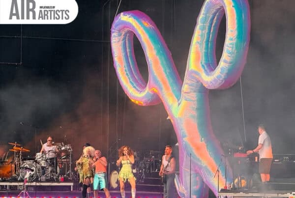 Scissor sisters Inflatable stage Art
