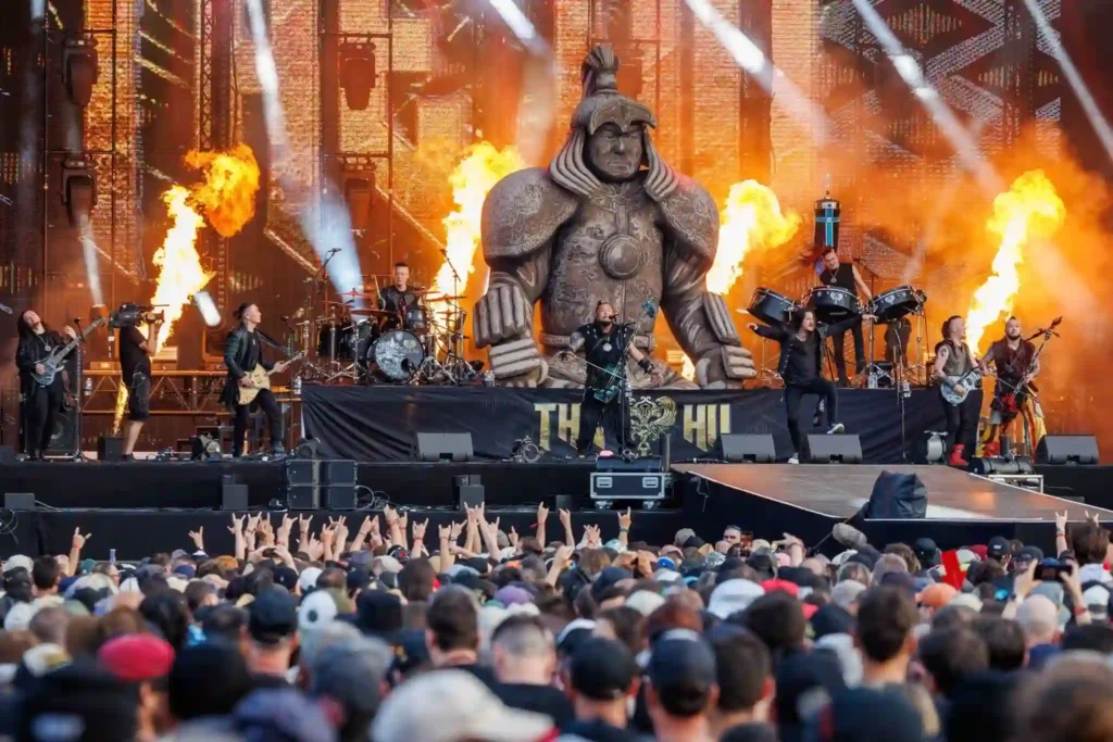 The Hu custom-made Hand-Painted Stage Inflatable